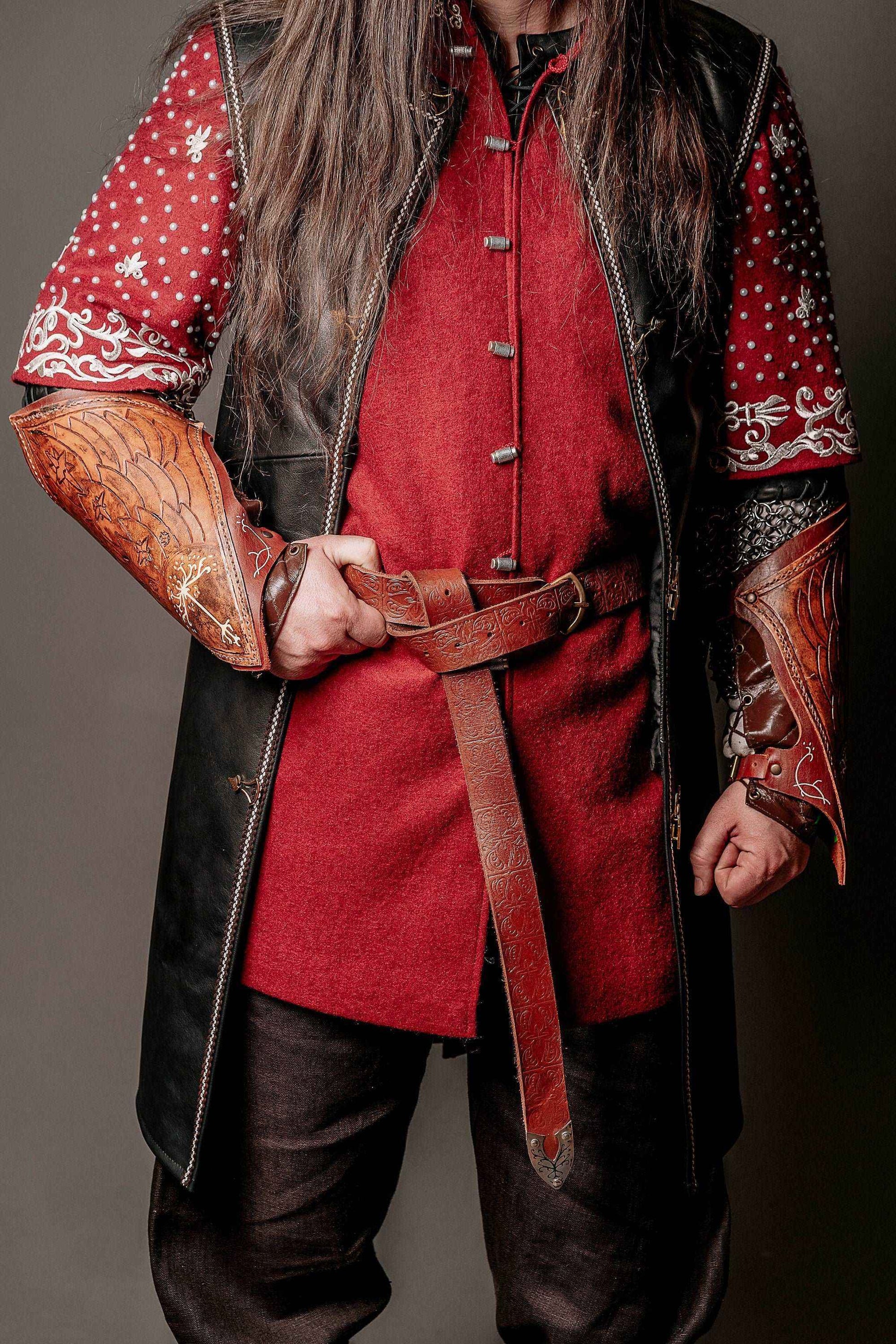 Aragorn leather belt (Lord of the Rings) - SokolArmory