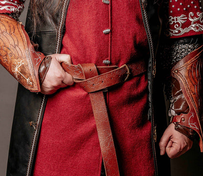 Aragorn leather belt (Lord of the Rings) - SokolArmory