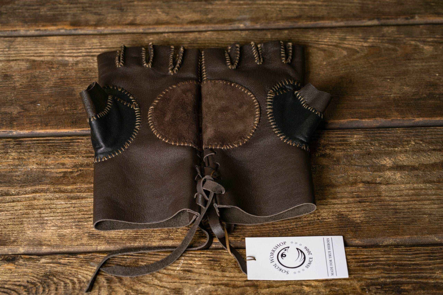 Aragorn strider leather gloves - SokolArmory