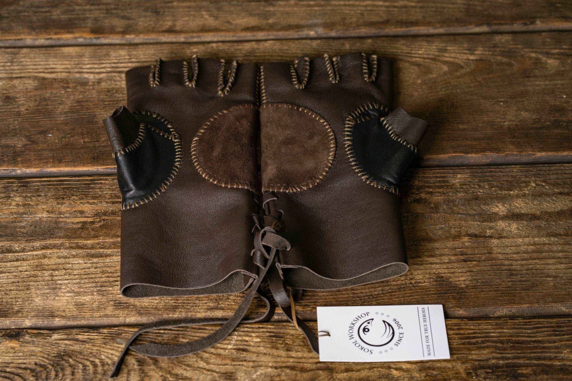 Aragorn strider leather gloves - SokolArmory