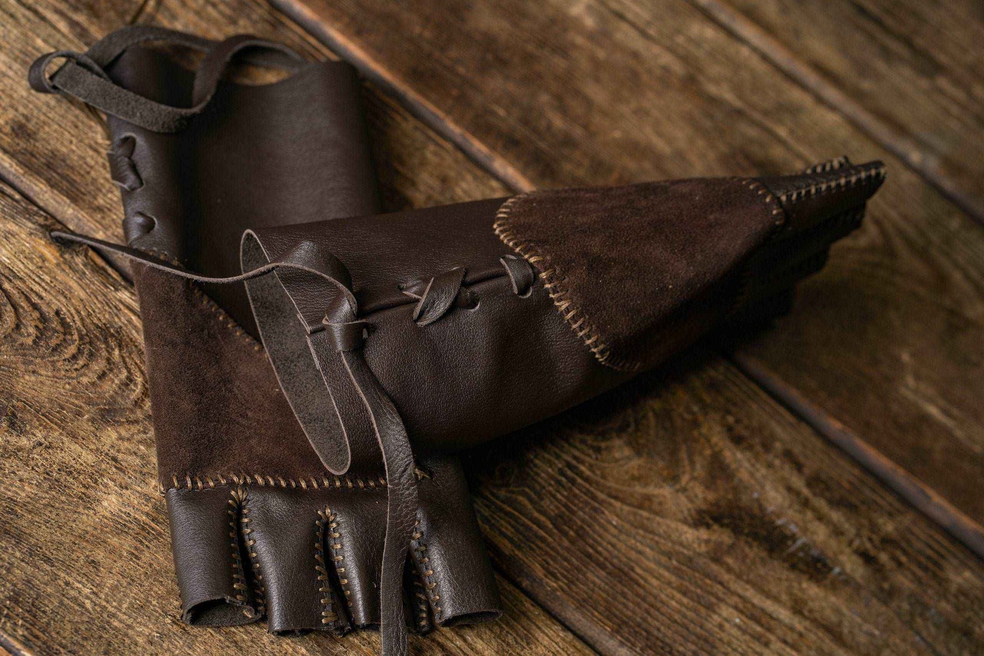Aragorn strider leather gloves - SokolArmory