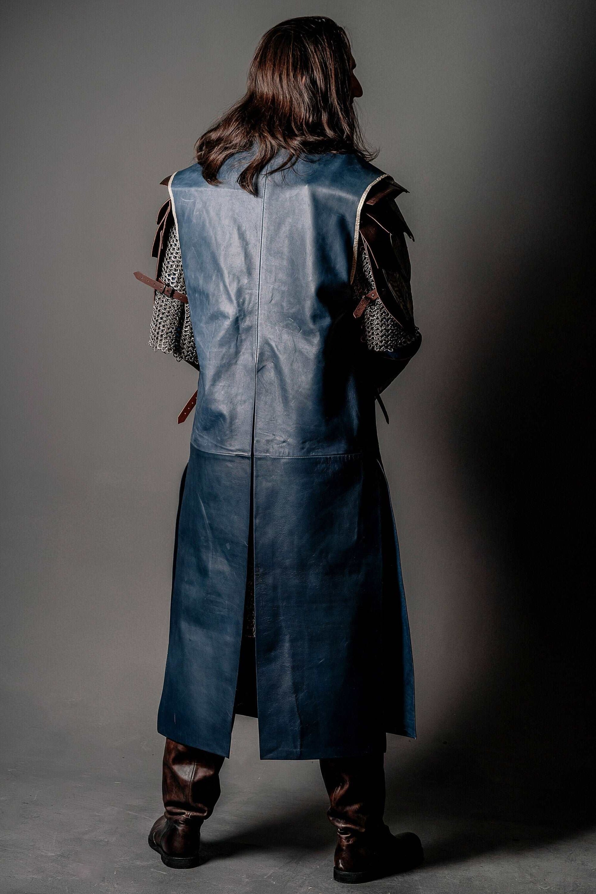Aragorn king royal blue vest (Lord of the Rings) - SokolArmory