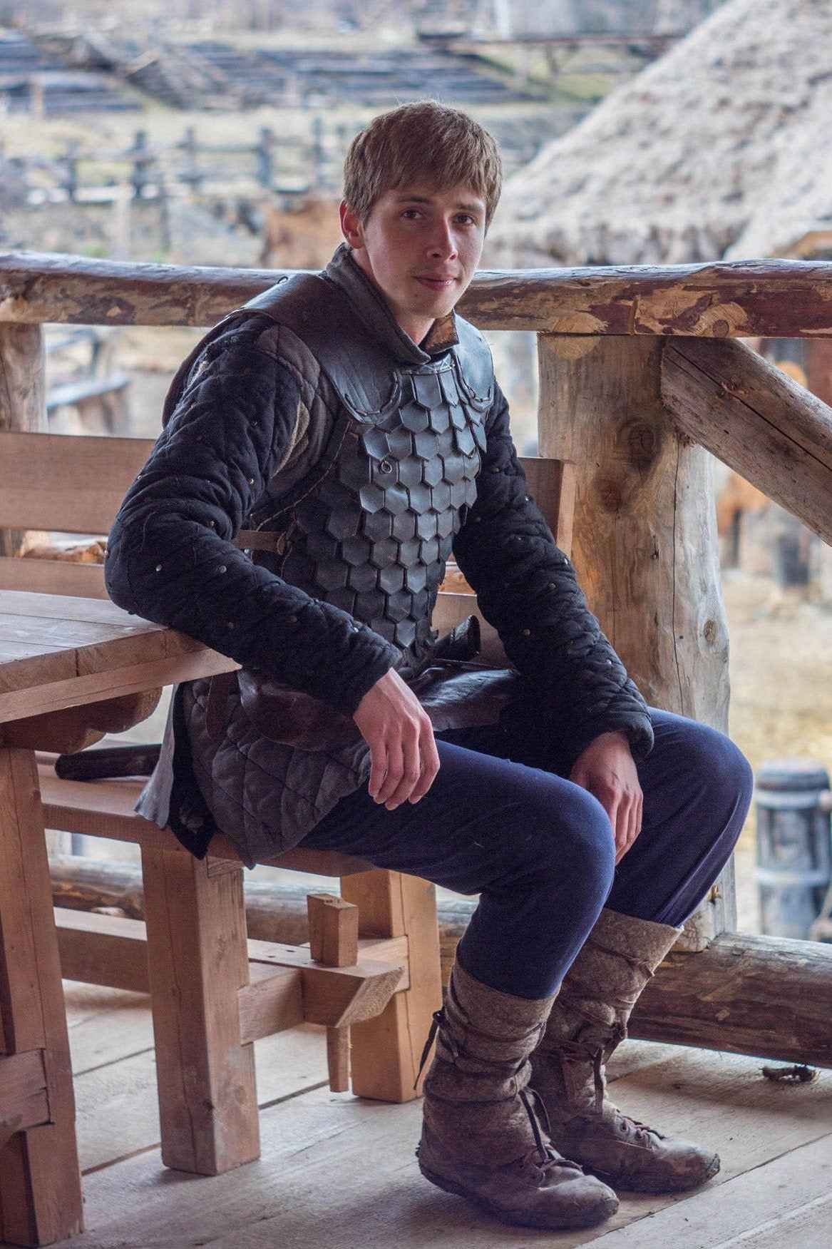 Medieval Larp leather body armor - SokolArmory