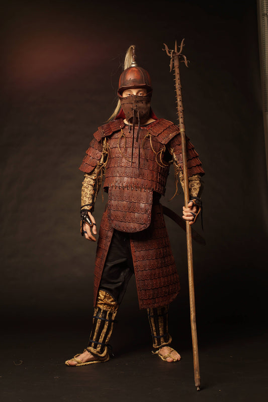 Medieval mongol leather armor - SokolArmory