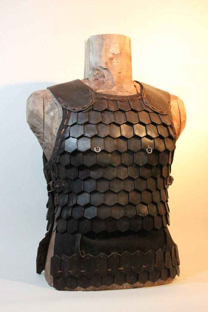 Medieval Larp leather body armor - SokolArmory