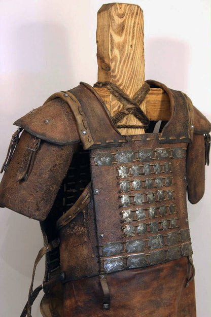 Medieval larp armor (armor with pauldrons + bracers) - SokolArmory