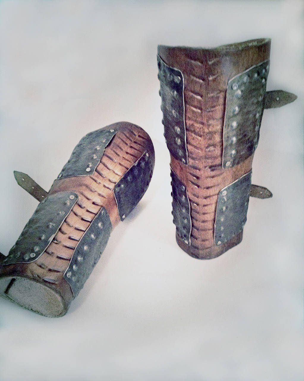 Medieval larp armor (armor with pauldrons + bracers) - SokolArmory