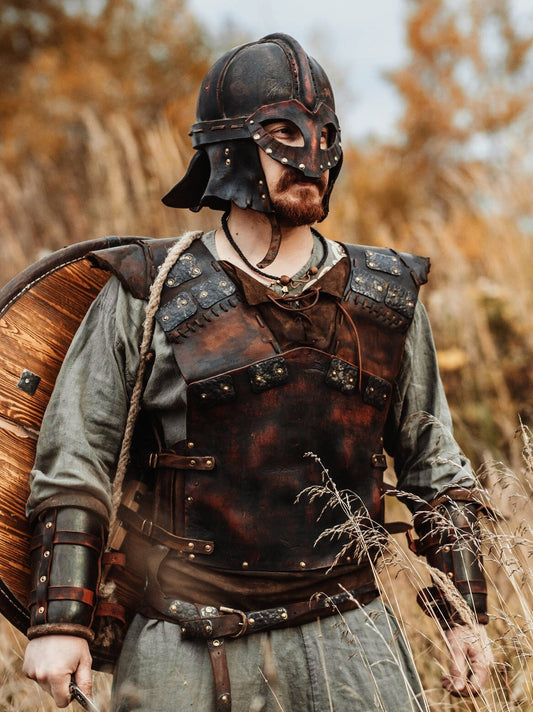Viking Larp Leather Armor - SokolArmory