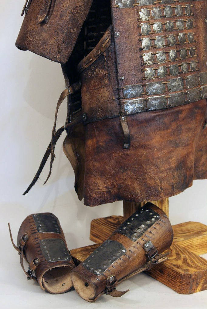 Medieval larp armor (armor with pauldrons + bracers) - SokolArmory