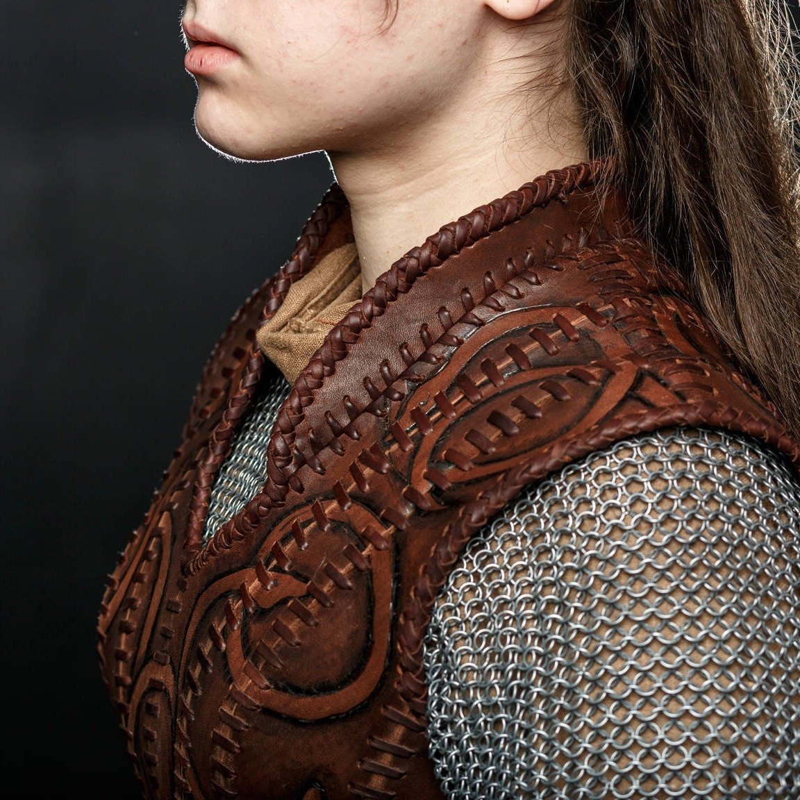 Lagertha leather armor (Vikings) - SokolArmory
