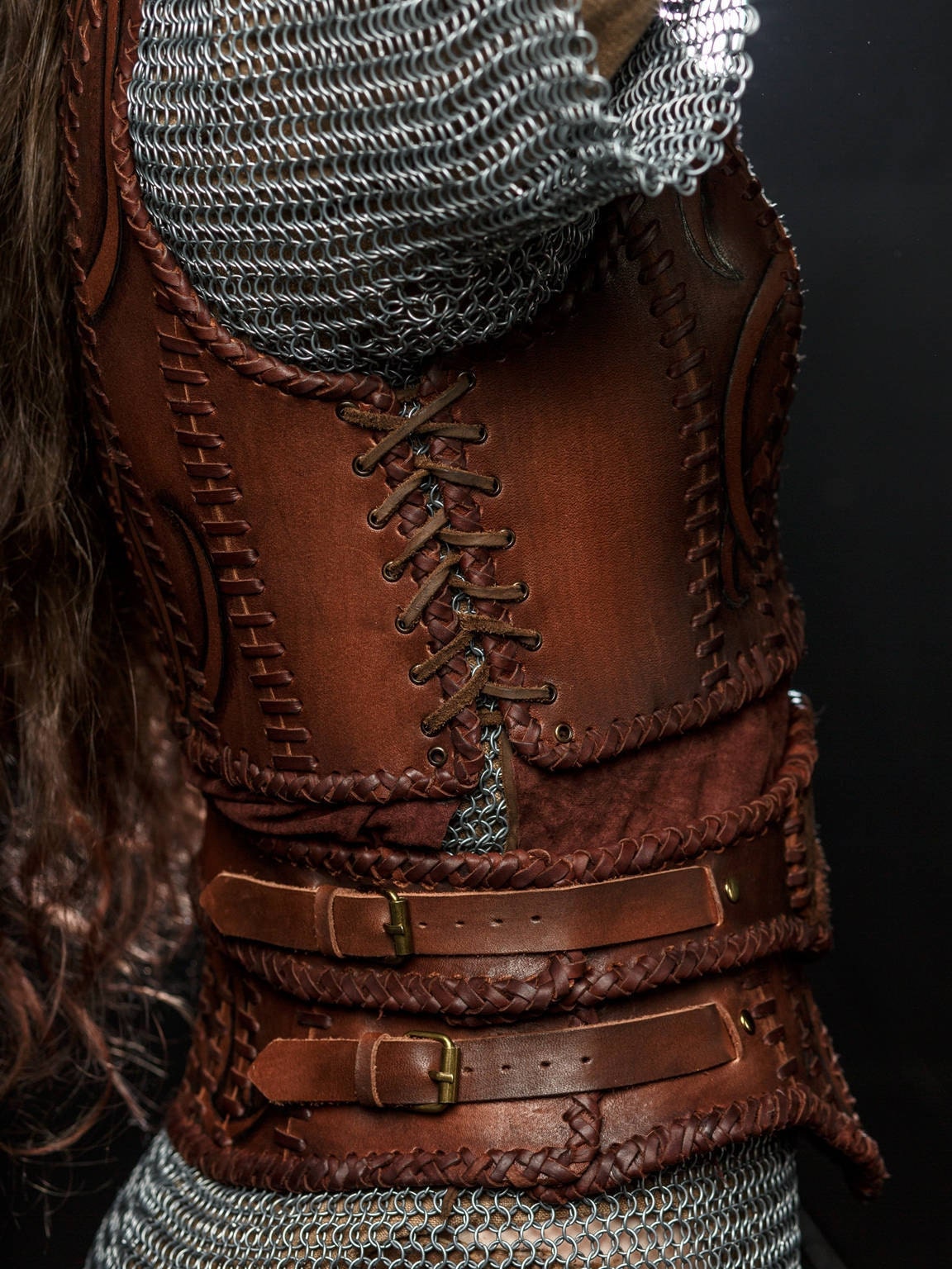 Lagertha leather armor (Vikings) - SokolArmory