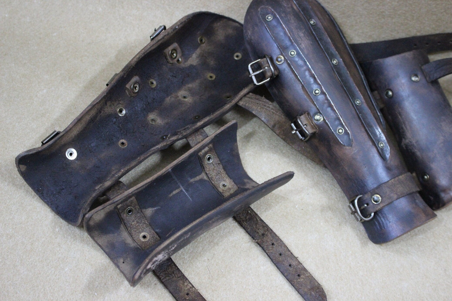 Viking leather bracers - SokolArmory