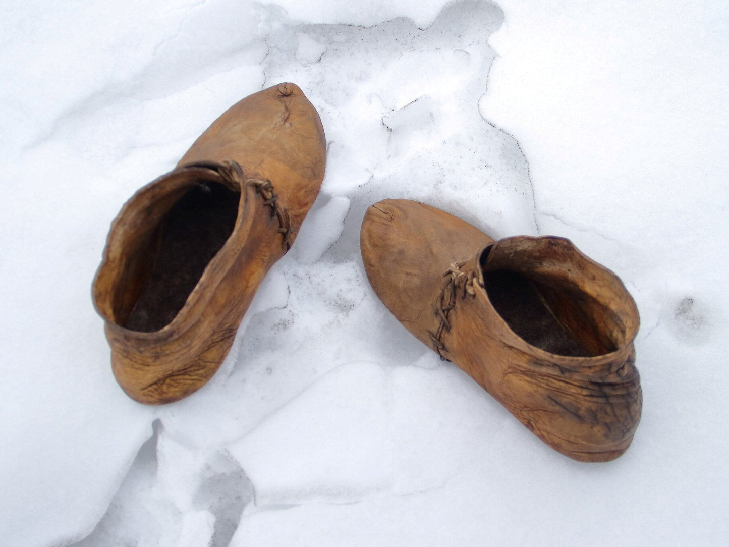 Medieval leather boots with soft sole - SokolArmory