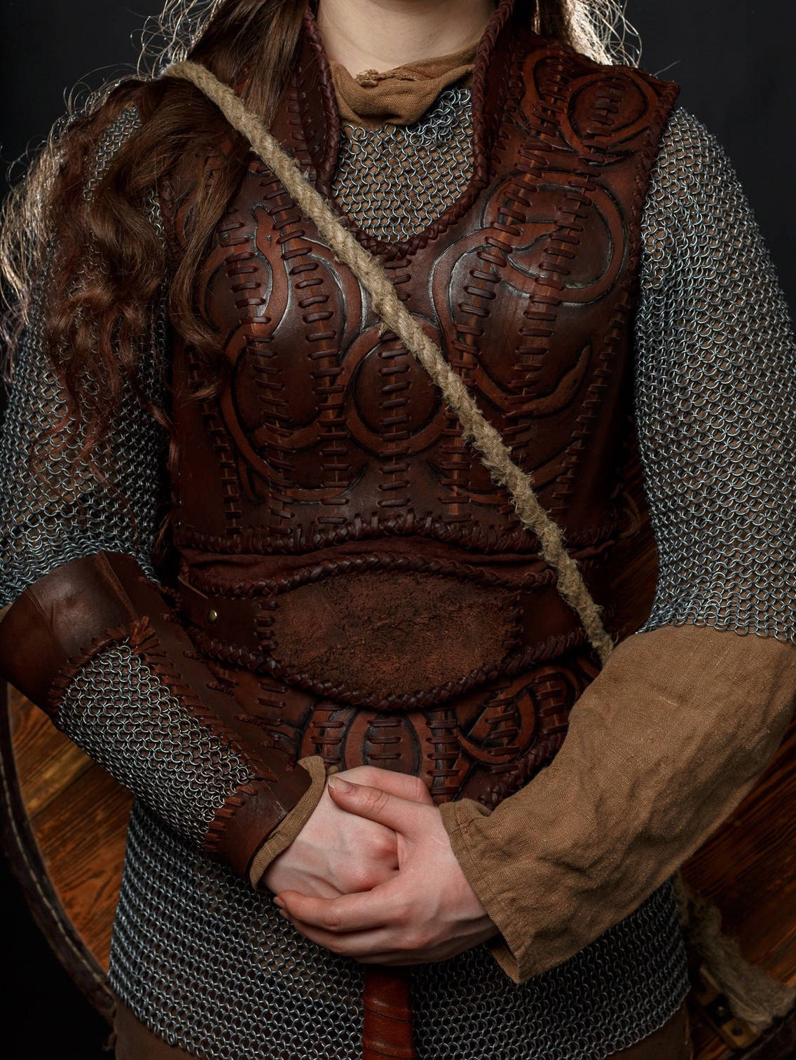 Lagertha leather armor (Vikings) - SokolArmory