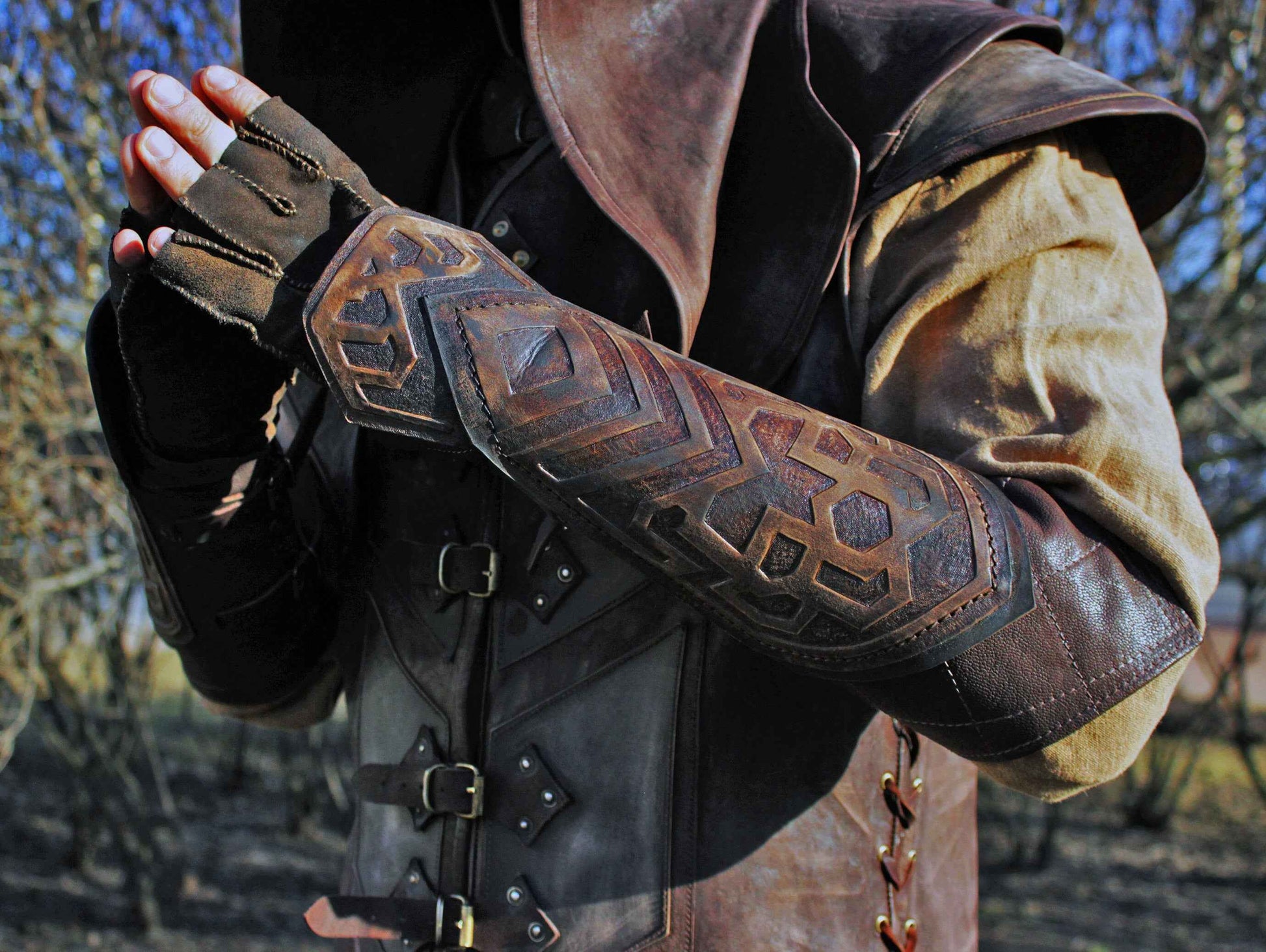 Thorin's leather bracers (Lord of the Rings) - SokolArmory