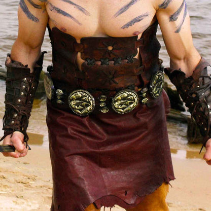Khal Drogo medallion belt (Game of Thrones) - SokolArmory