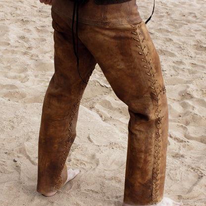 Viking leather pants (Vikings) - SokolArmory