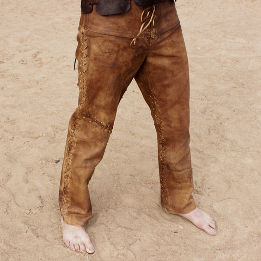 Viking leather pants (Vikings) - SokolArmory