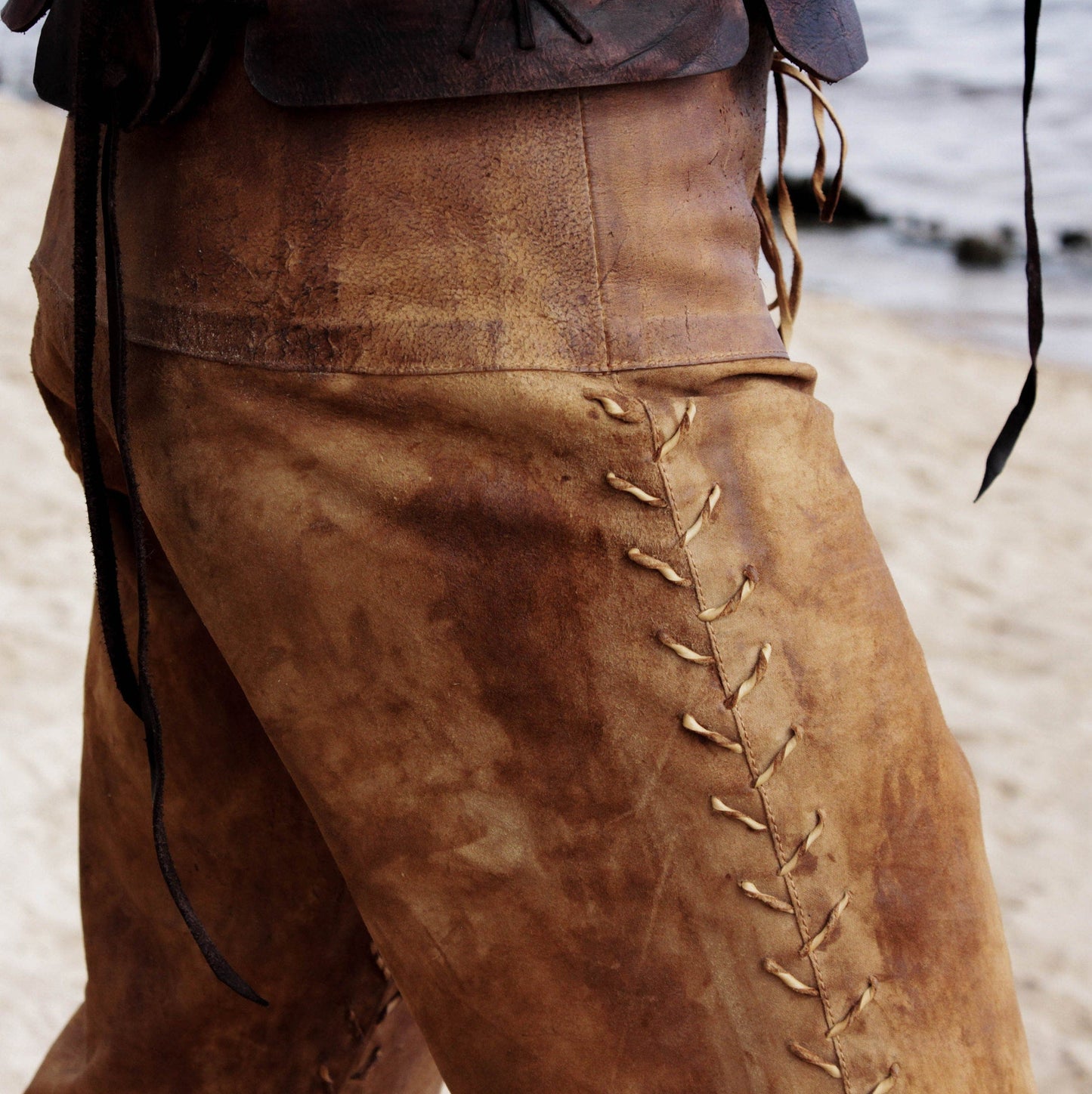 Viking leather pants (Vikings) - SokolArmory