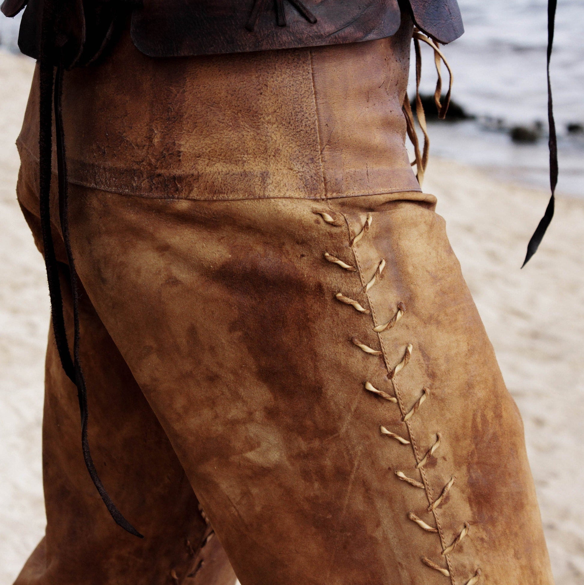 Viking leather pants (Vikings) - SokolArmory