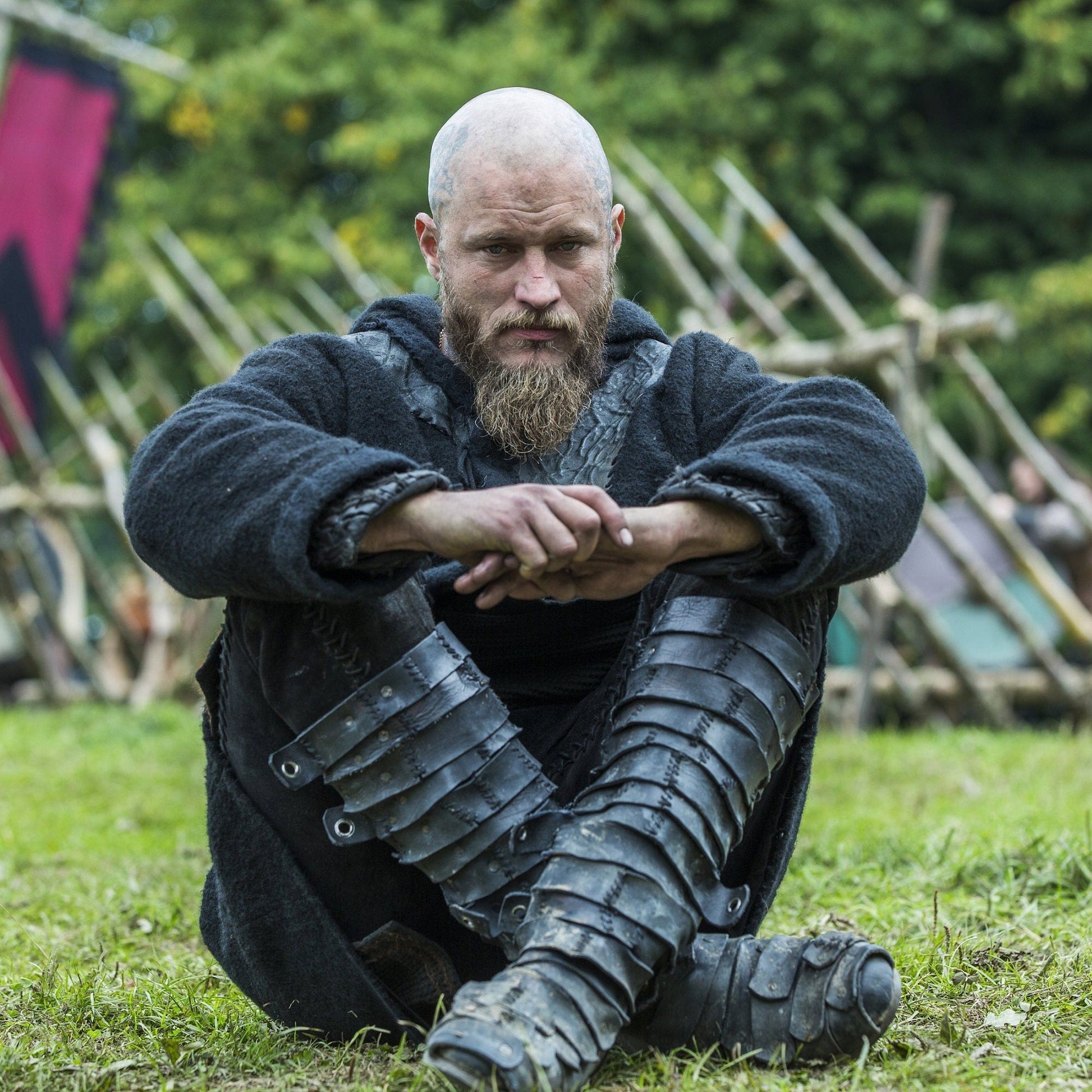 Ragnar black leather boots (Vikings) - SokolArmory