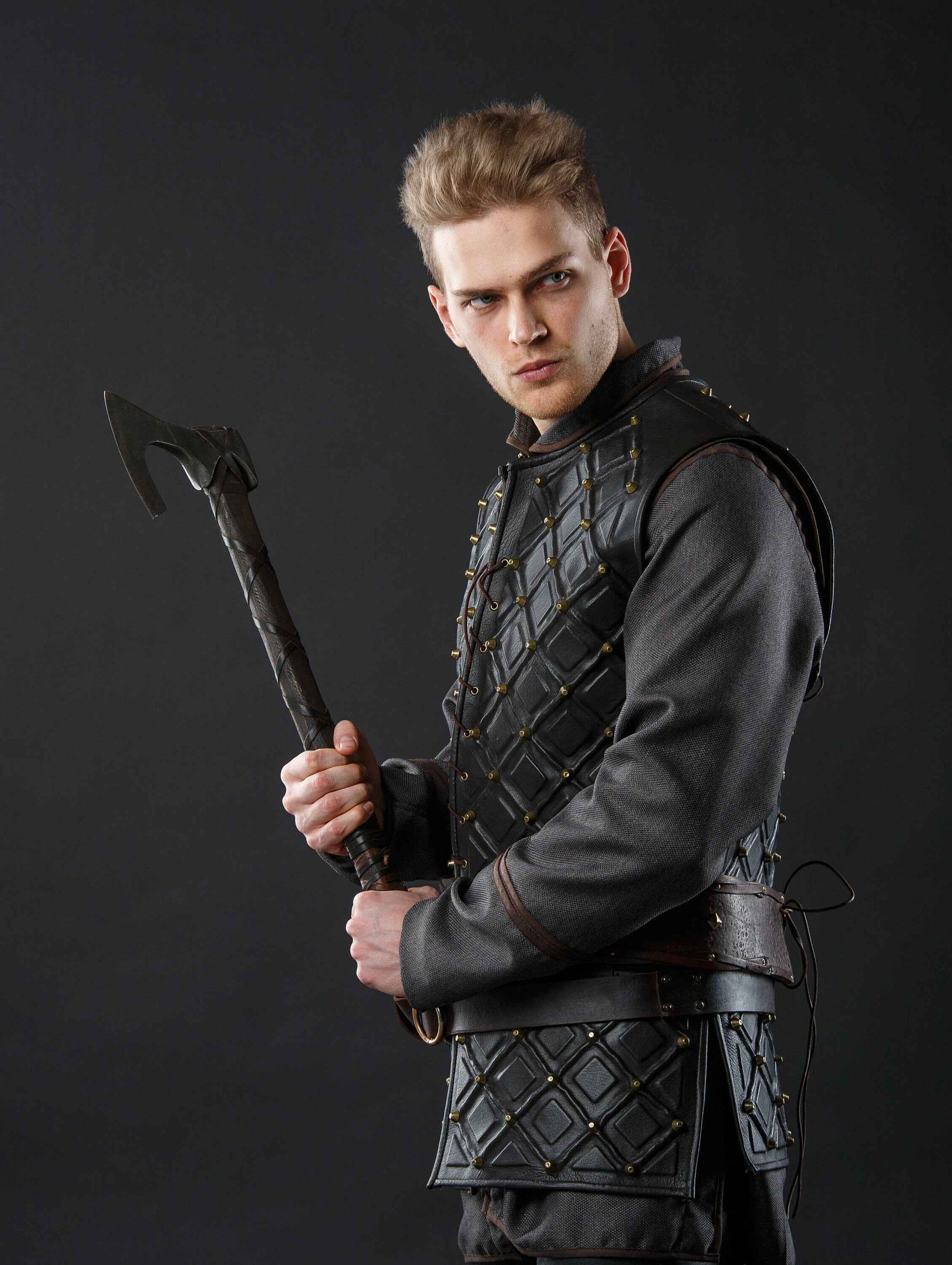 Medieval Larp leather brigandine - SokolArmory