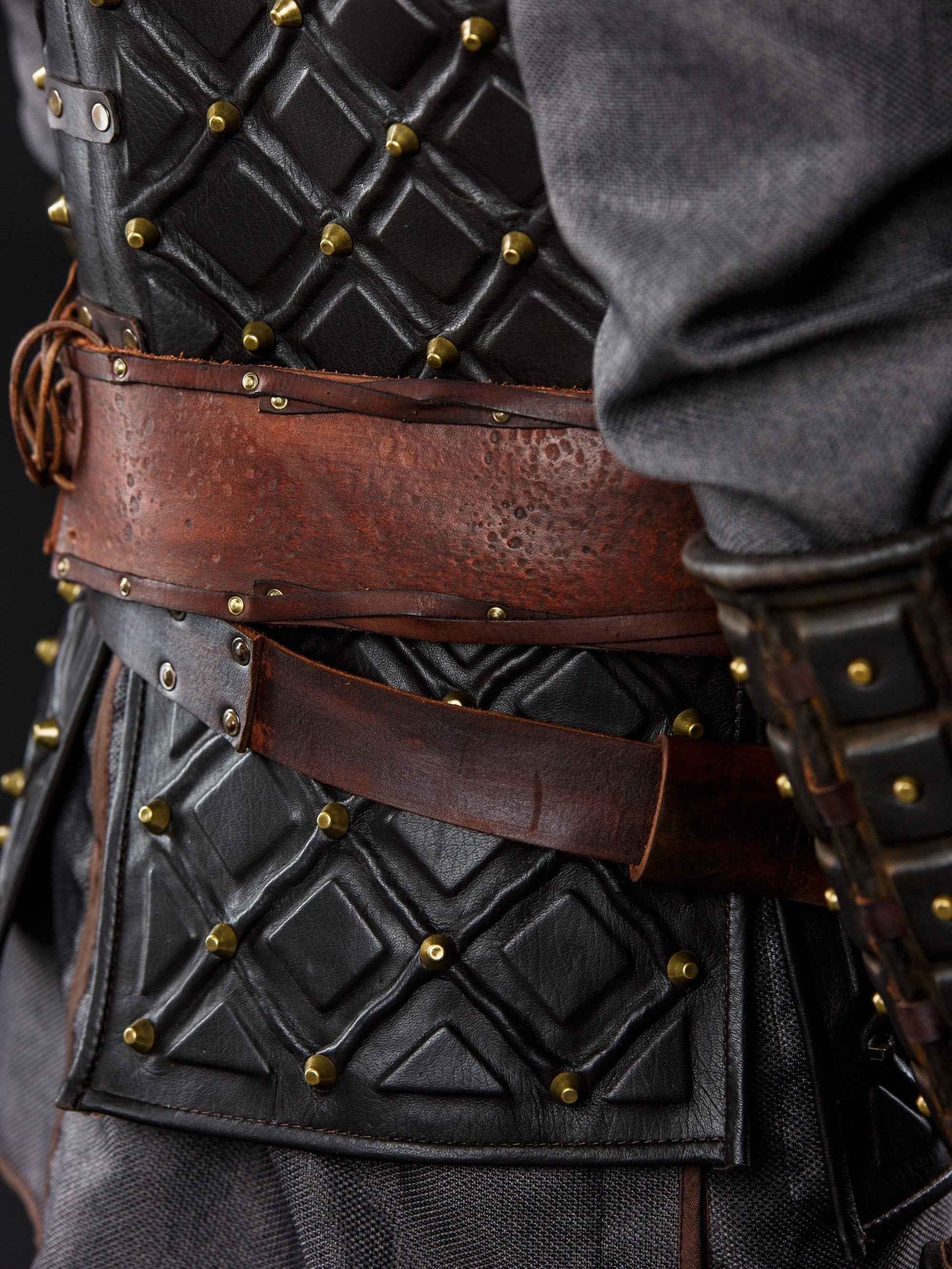 Medieval Larp leather brigandine - SokolArmory