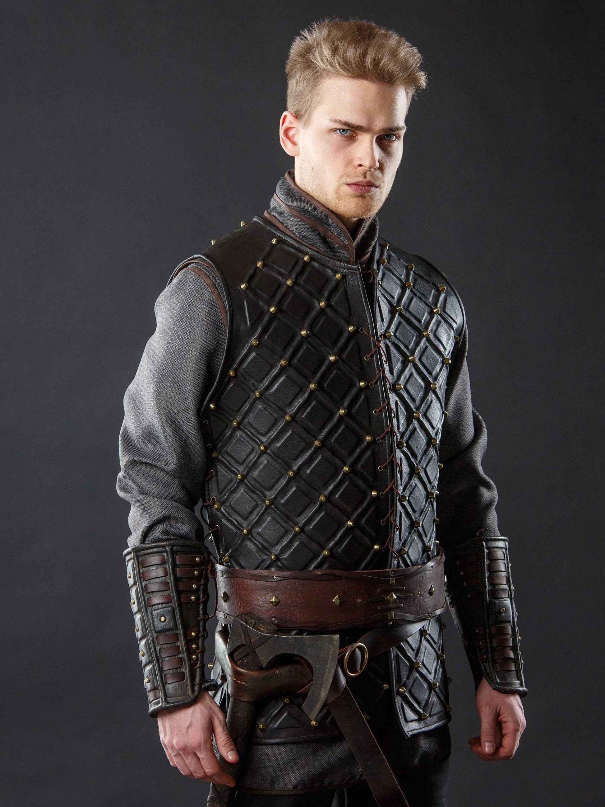Medieval Larp leather brigandine - SokolArmory