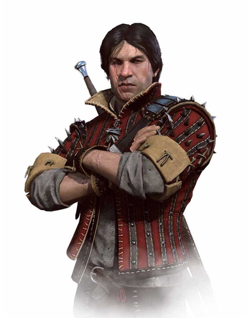Eskel red gambeson with thorns (Witcher 3) - SokolArmory
