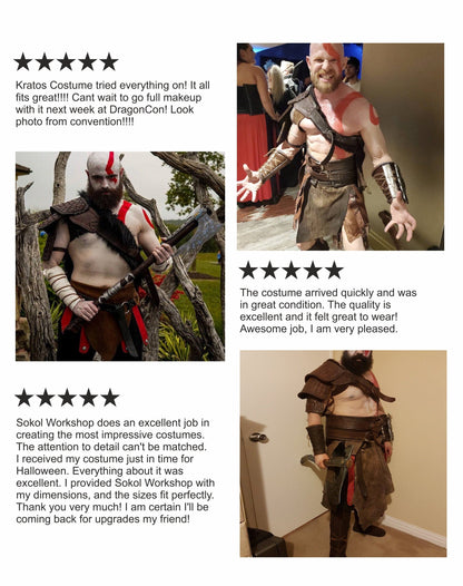 Kratos costume (God of War) - SokolArmory
