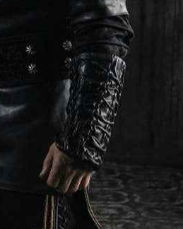 Ragnar medieval leather bracers (Vikings s3) - SokolArmory