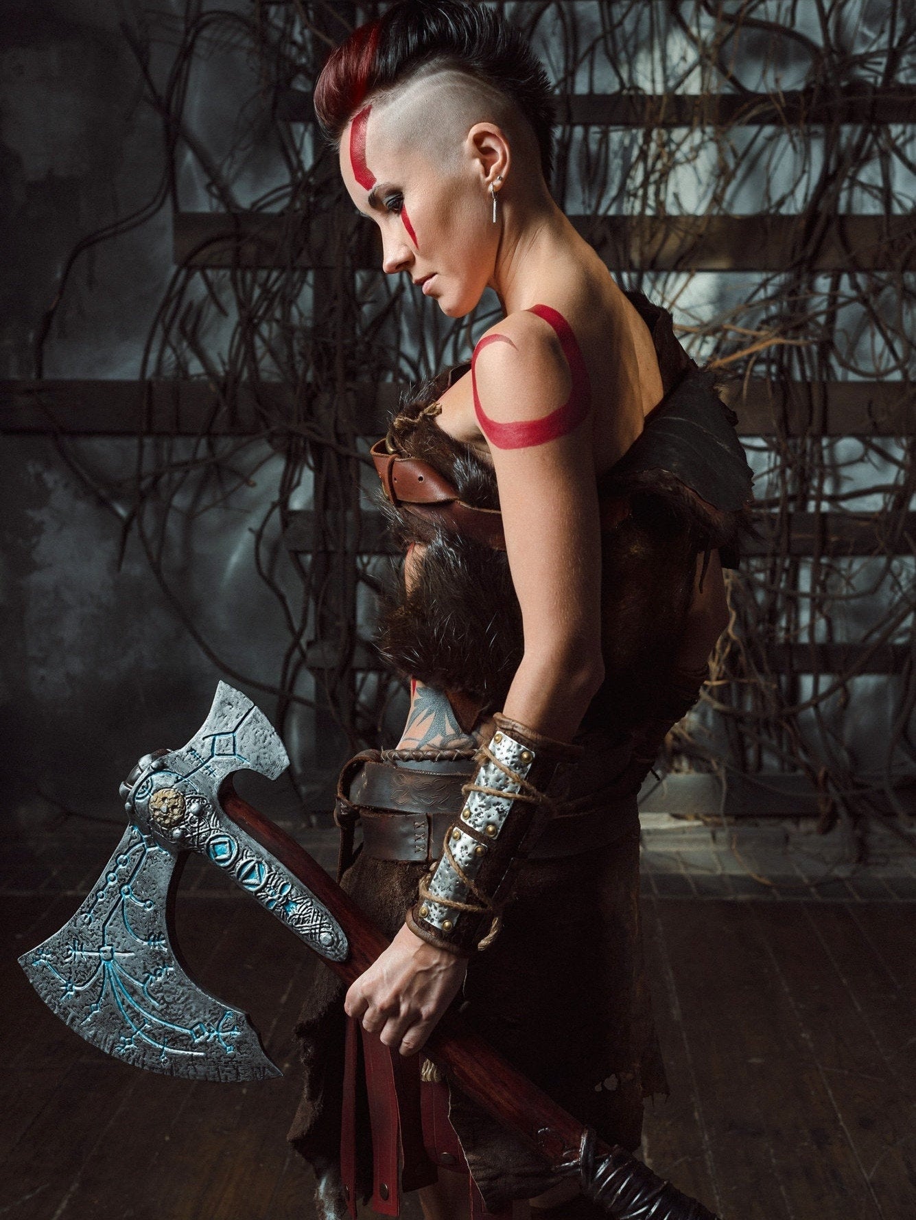 Woman Kratos costume (God of War) - SokolArmory