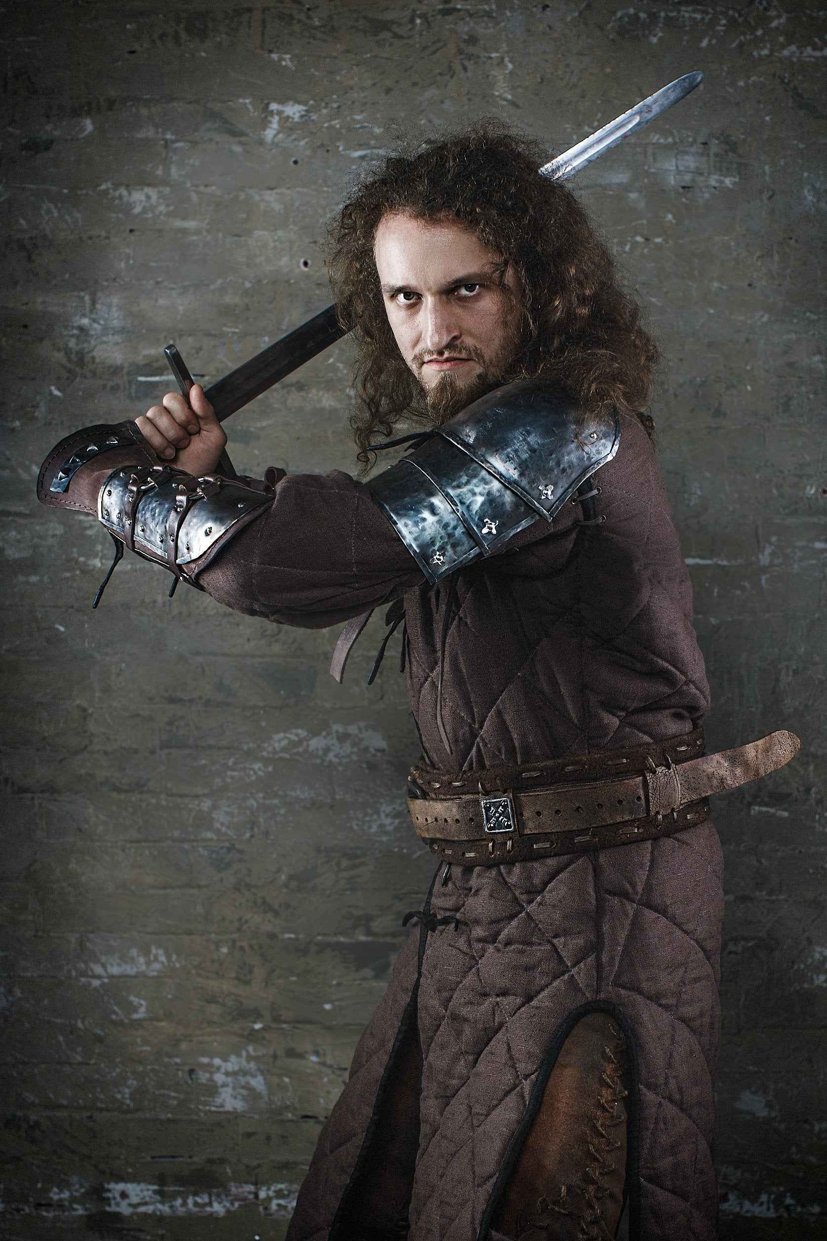 Knight steel arm armor - SokolArmory