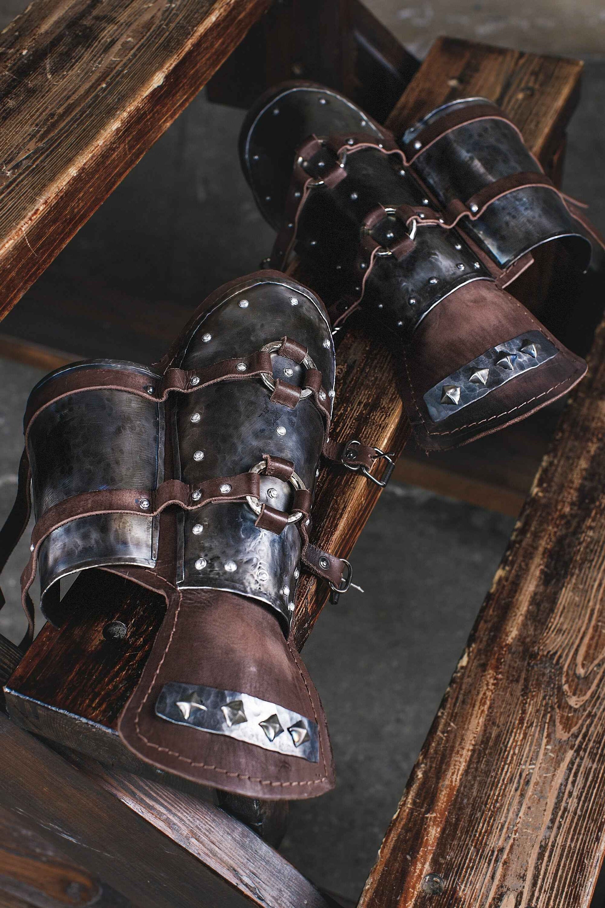 Knight steel arm armor - SokolArmory