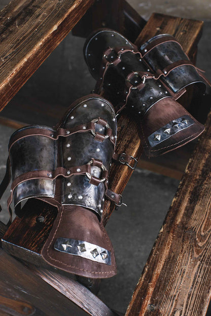 Knight steel arm armor - SokolArmory