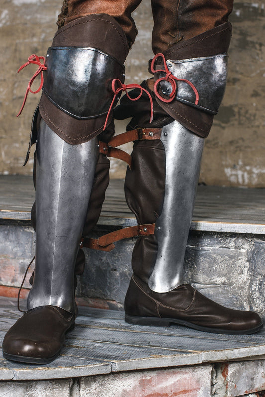Knight steel kneepads - SokolArmory