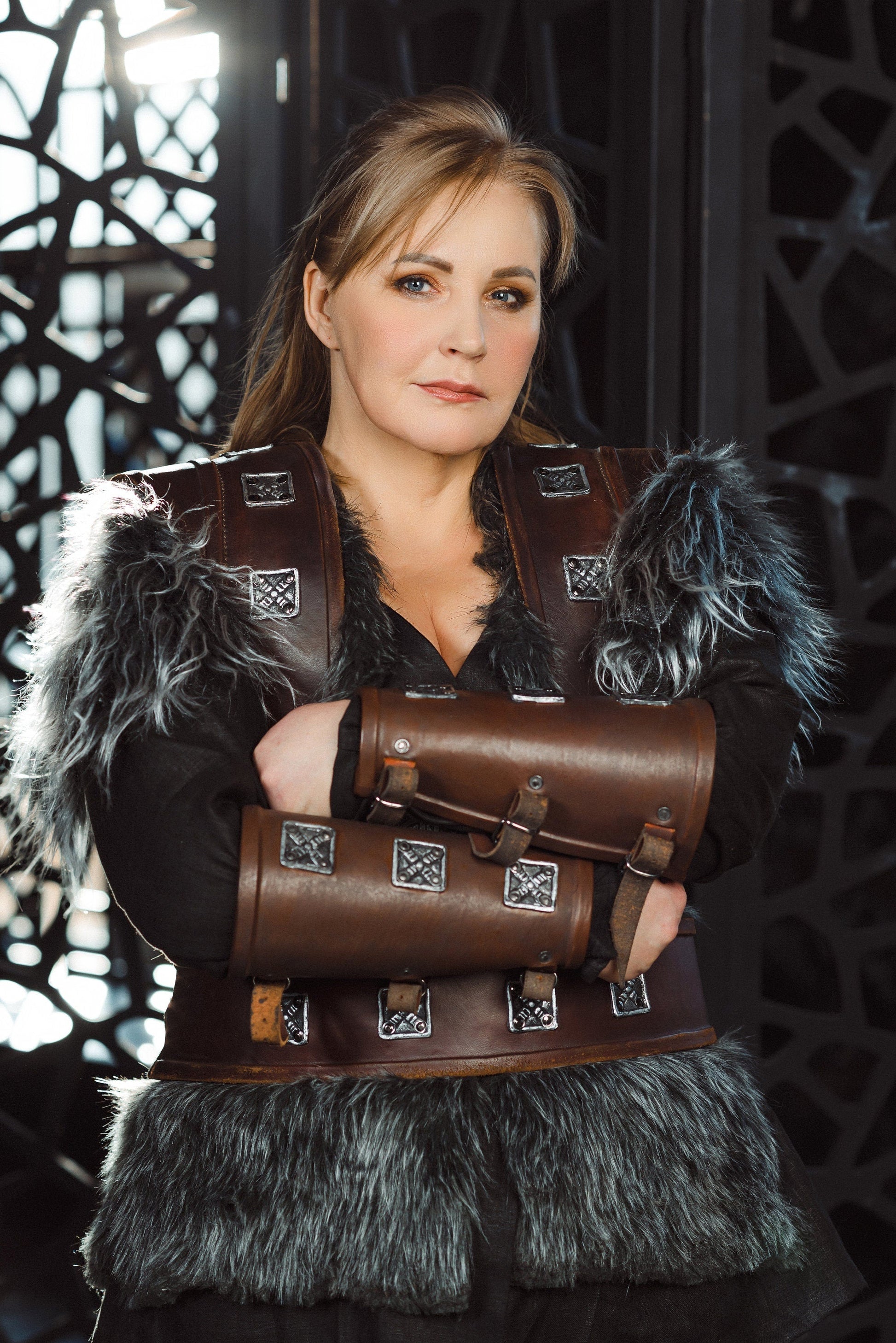 Uhtred leather bracers (The Last Kingdom) - SokolArmory