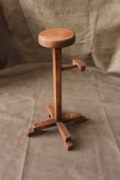 Wooden helmet stand (helmet holder) - SokolArmory