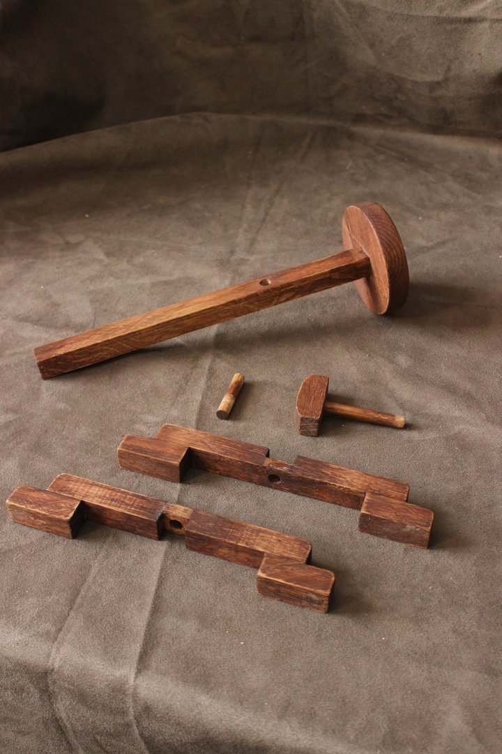 Wooden helmet stand (helmet holder) - SokolArmory
