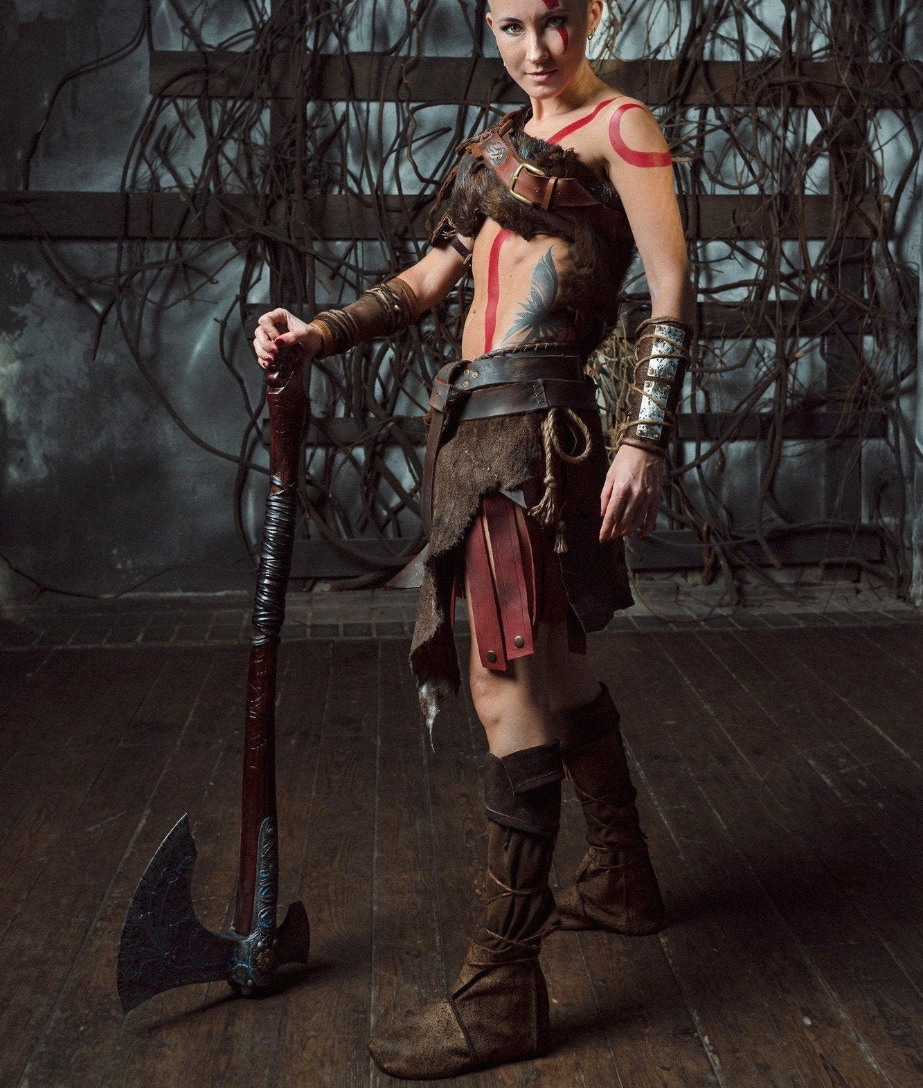 Woman Kratos costume (God of War) - SokolArmory