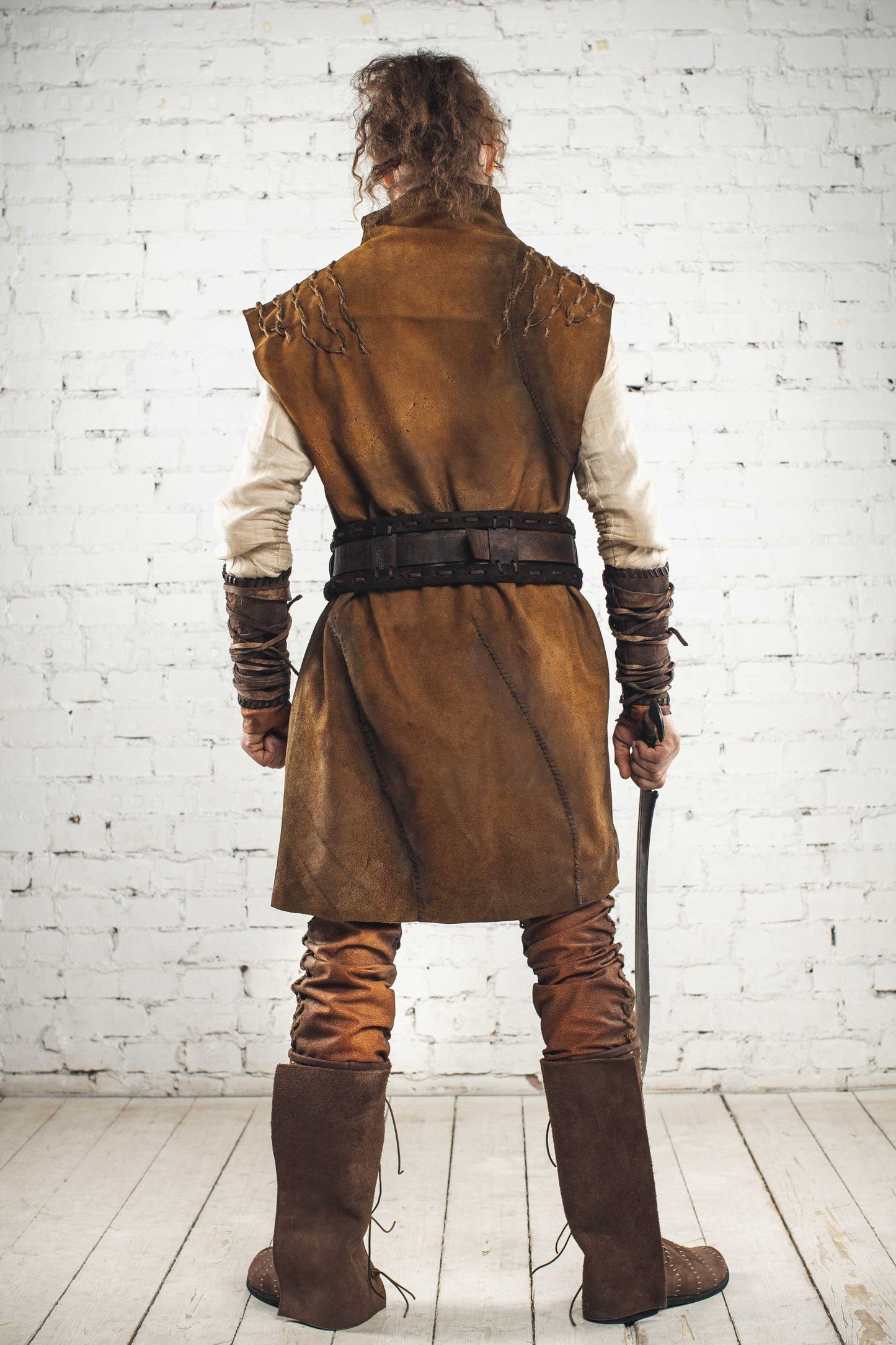 Medieval long vest for Larp - SokolArmory