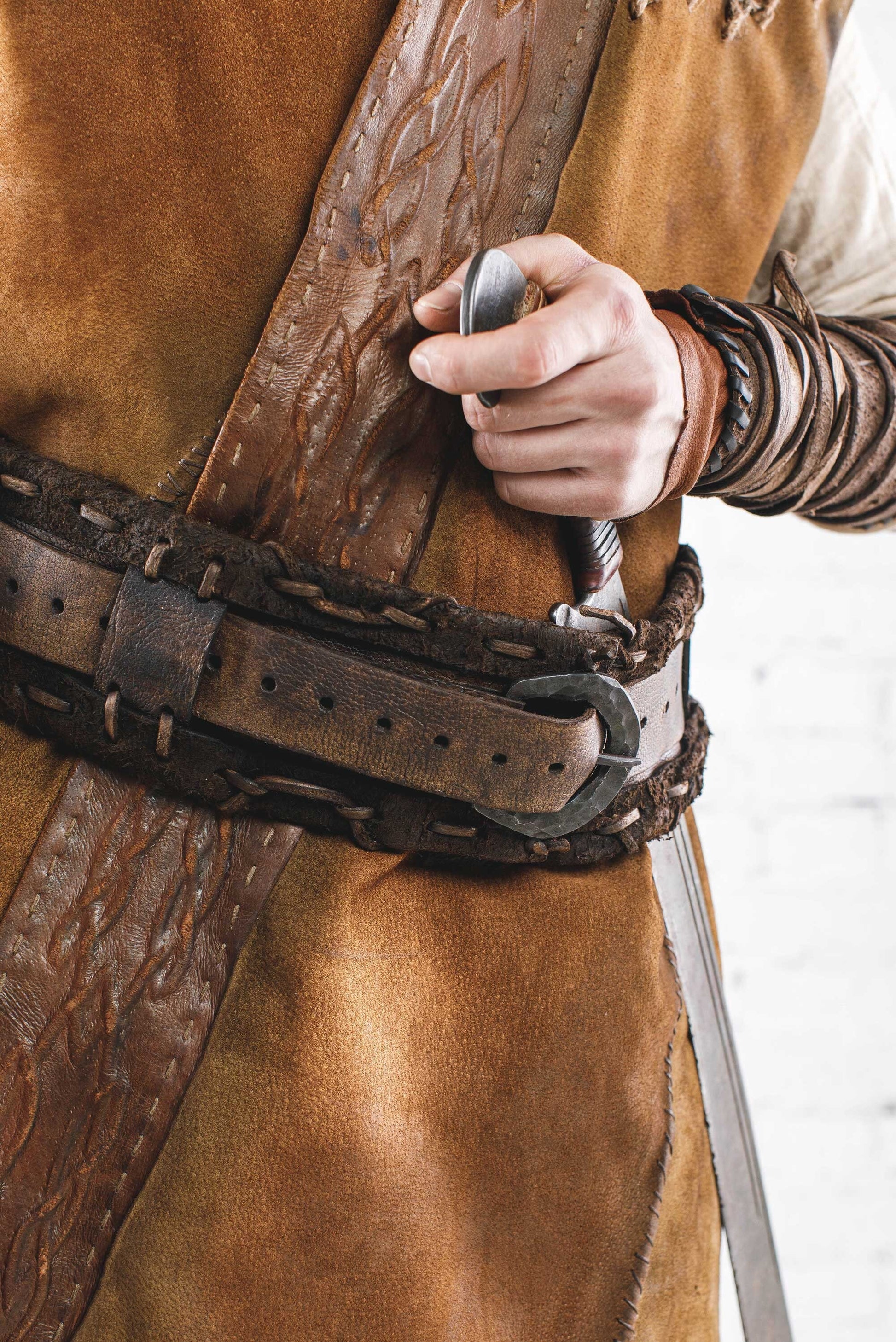Medieval long vest for Larp - SokolArmory