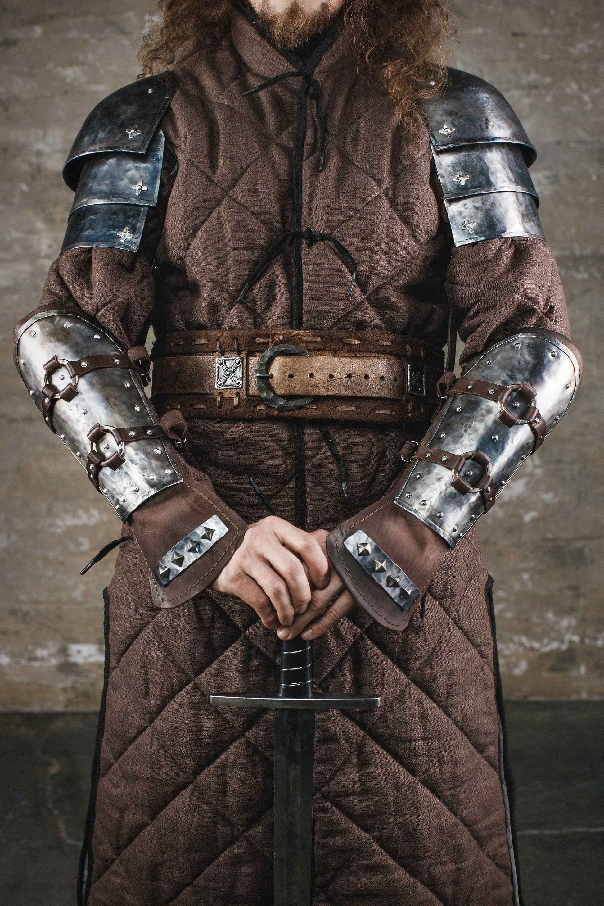 Knight steel arm armor - SokolArmory