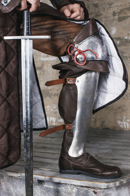 Knight steel kneepads - SokolArmory