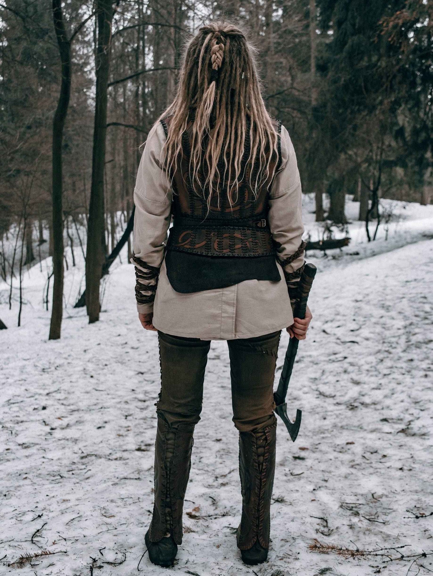 Lagertha leather pants (Vikings) - SokolArmory