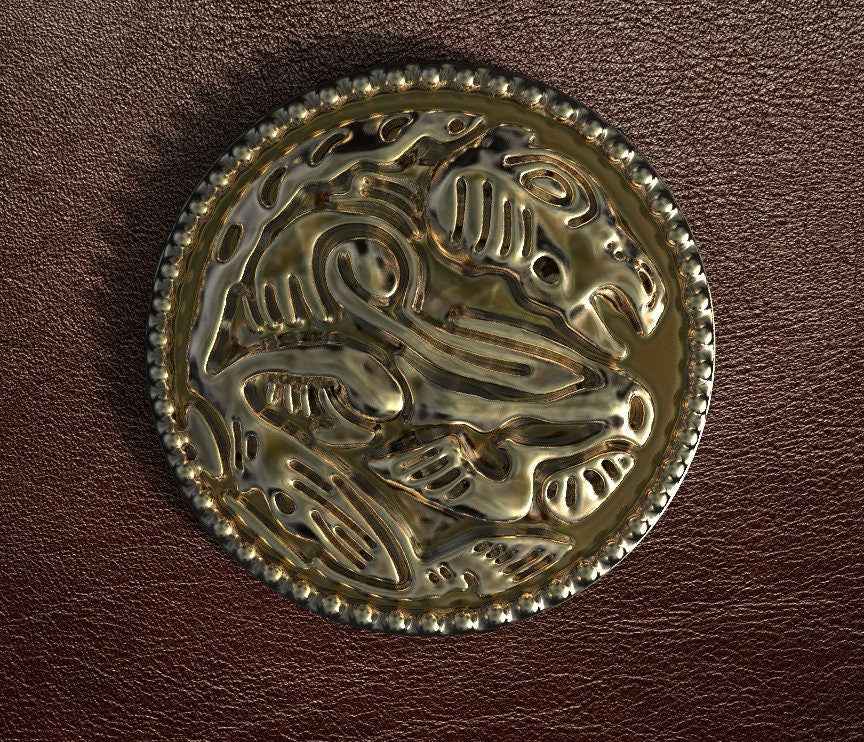 Khal Drogo medallion buckle belt - SokolArmory