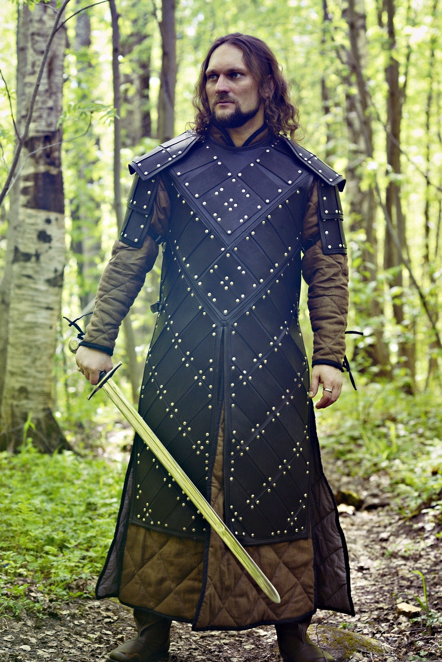 Long gambeson coat - SokolArmory