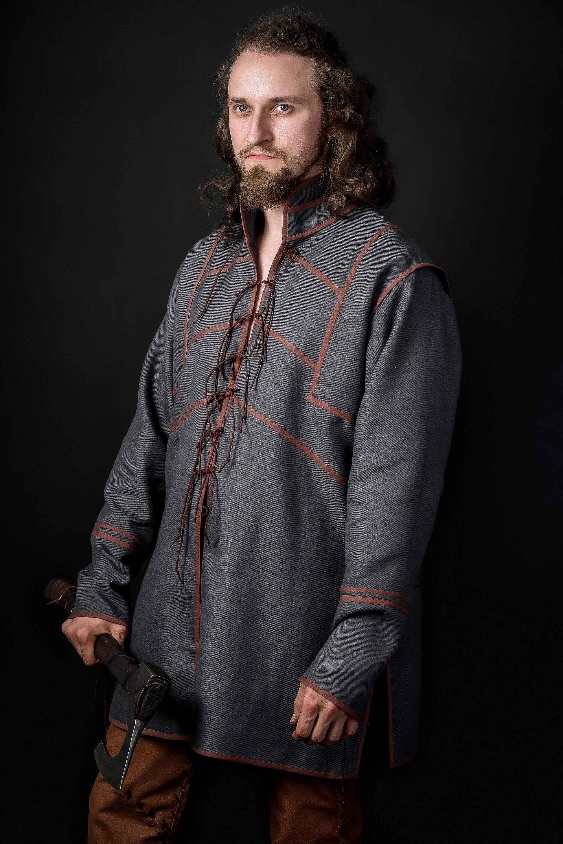 Medieval linen tunic - SokolArmory