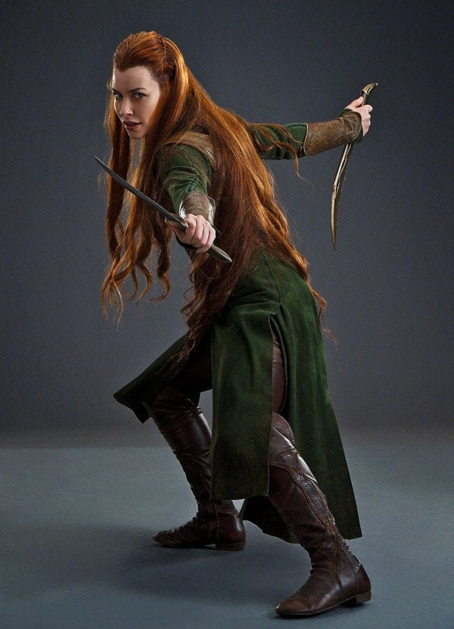Tauriel leather high boots (The Hobbit) - SokolArmory
