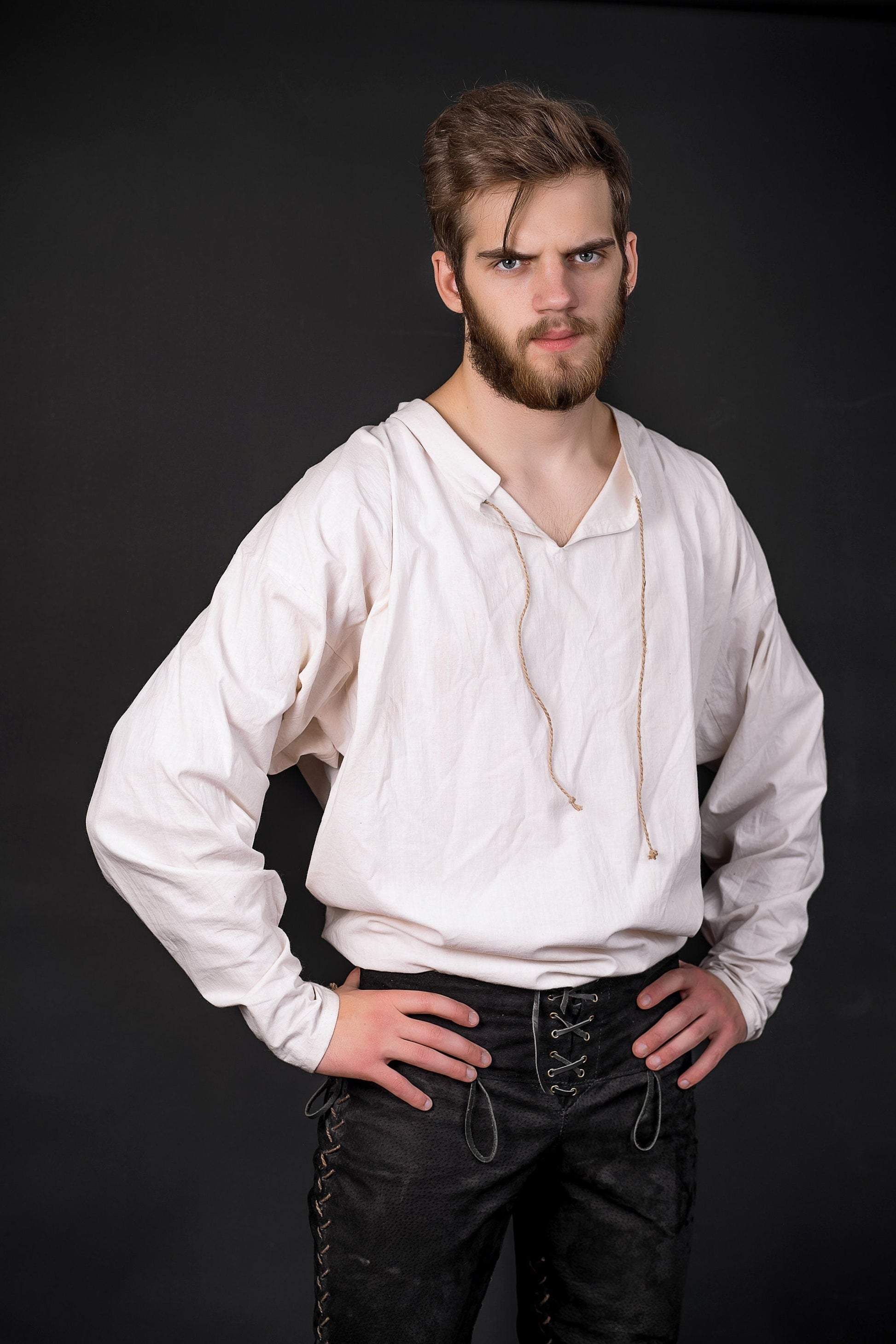 Medieval linen tunic - SokolArmory